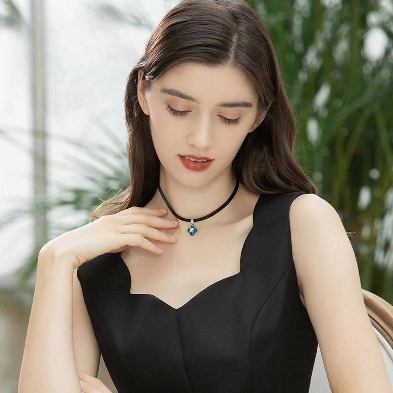 兰盈 四叶草轻奢小众 合金 项链 女款
