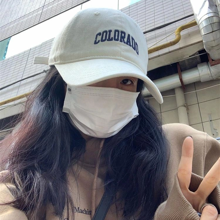 浪莎 夏季防晒深顶大头围 刺绣显脸小宽弯檐 棉 鸭舌帽 男女同款情侣款