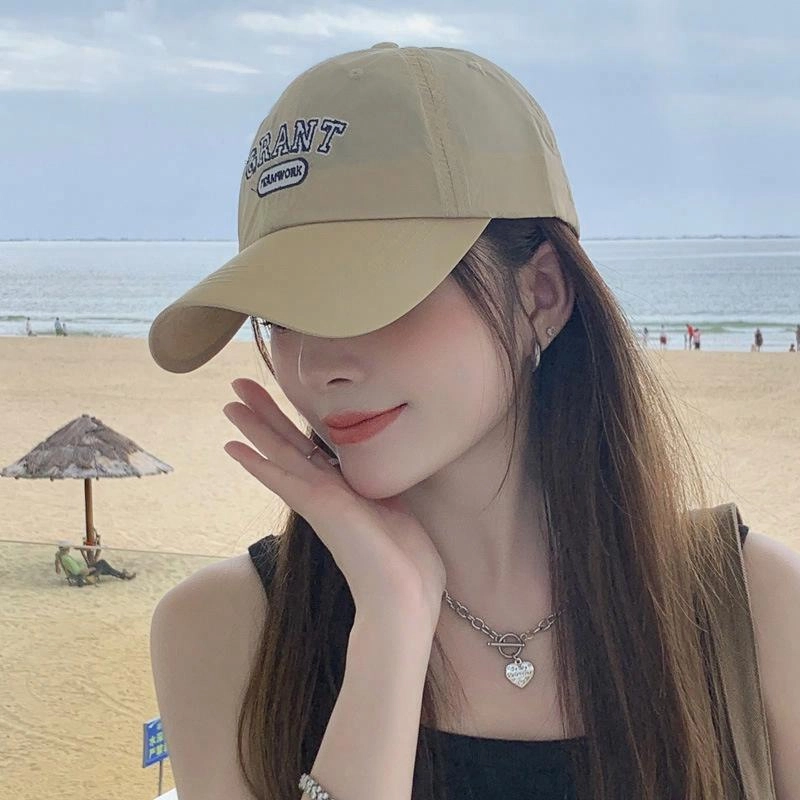 杨同学 【运动推荐】 速干 大头围 显脸小  防晒 弯檐 聚酯纤维 鸭舌帽 女款