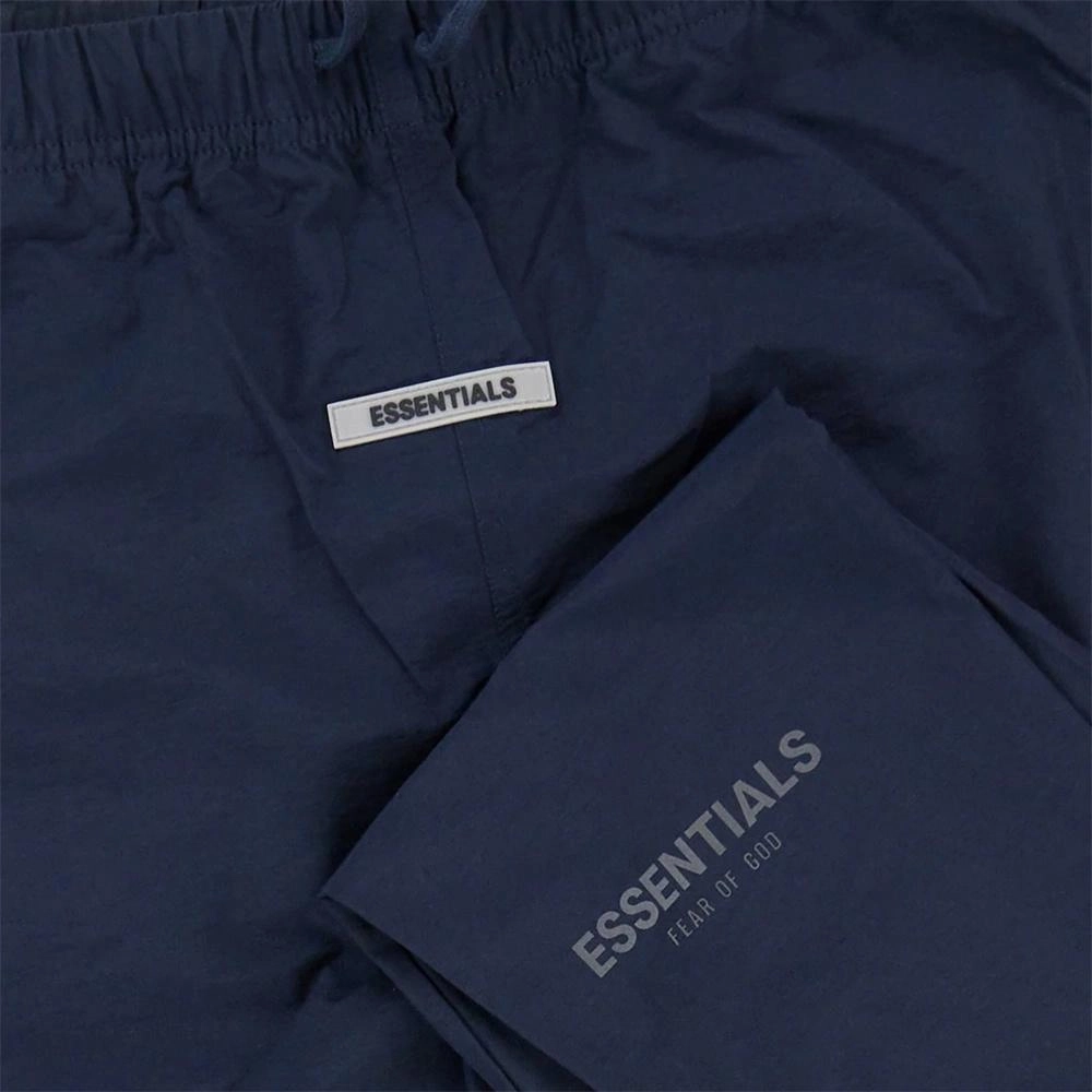 Fear of God Essentials FW21 Nylon Track Pants Navy