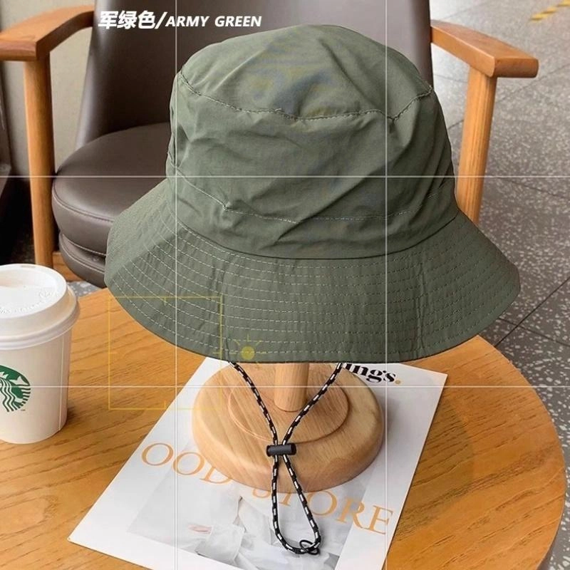 优莲茵 纯色简约防水速干遮阳 轻便可折叠大头围可调大小 舒适透气防风防虫户外运动帽 涤纶 渔夫帽 男女同款情侣款