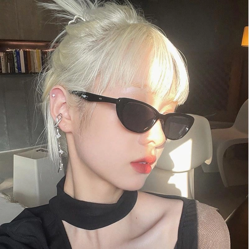 匠达人 美式复古墨镜高级感出游凹造型礼盒偏光防晒墨镜高级感方圆脸街拍 板材镜架 猫眼 太阳眼镜 男女同款情侣款