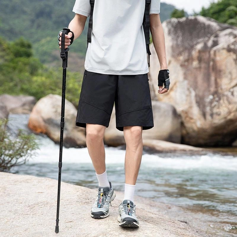 袋鼠 吸湿速干轻薄宽松冰感运动废土风工装短裤 男女同款