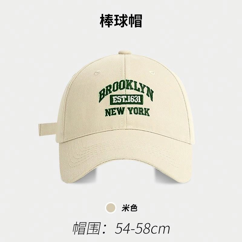 佐闯 春夏美式英文刺绣防嗮遮阳户外百搭显脸小 棉 鸭舌帽 女款