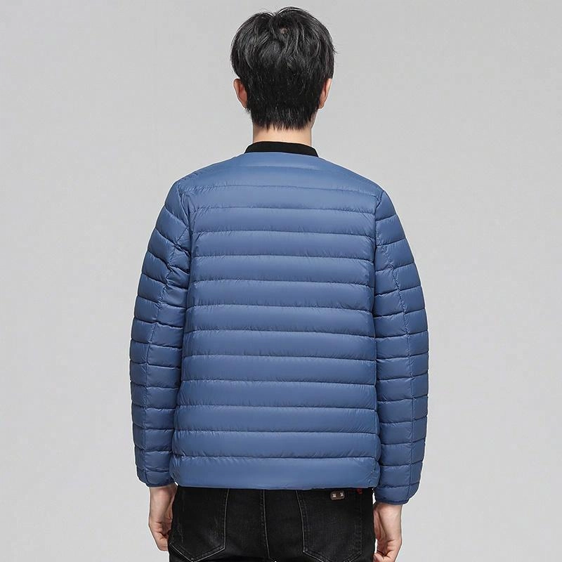 雅鹿 轻薄内胆纯色百搭羽绒服 男款