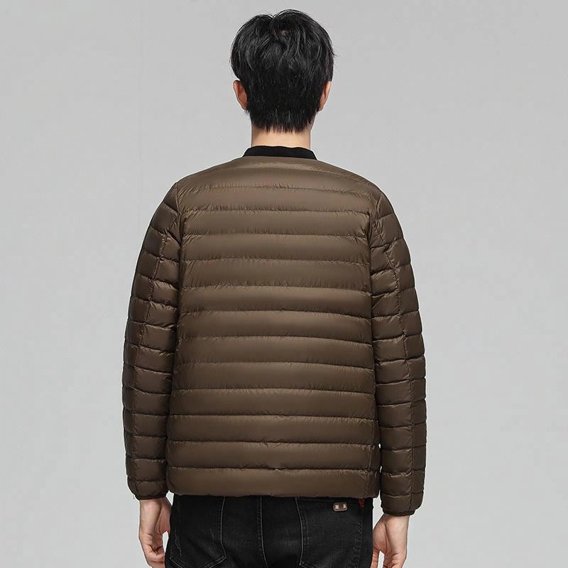 雅鹿 轻薄内胆纯色百搭羽绒服 男款
