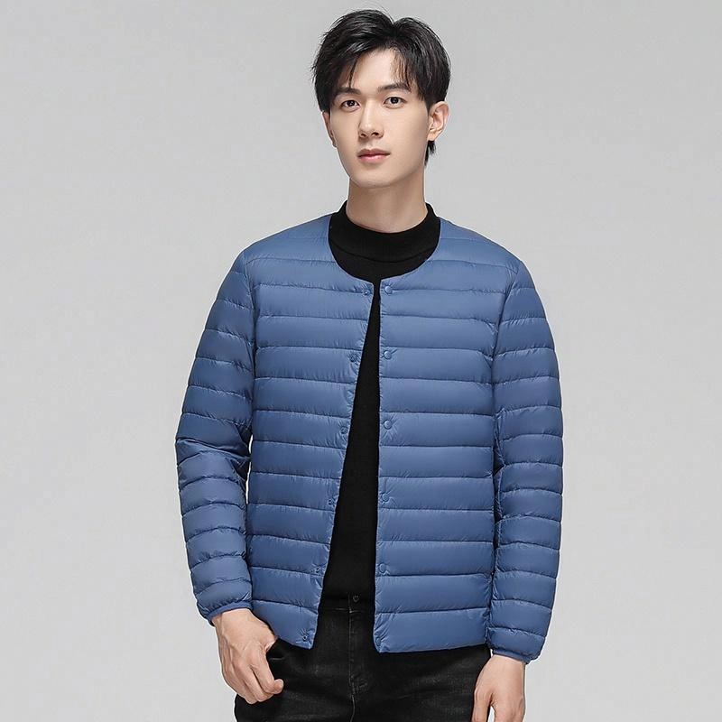 雅鹿 轻薄内胆纯色百搭羽绒服 男款