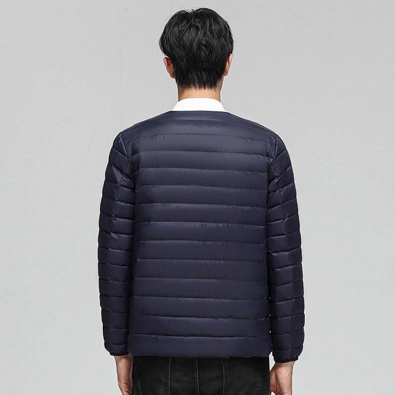 雅鹿 轻薄内胆纯色百搭羽绒服 男款