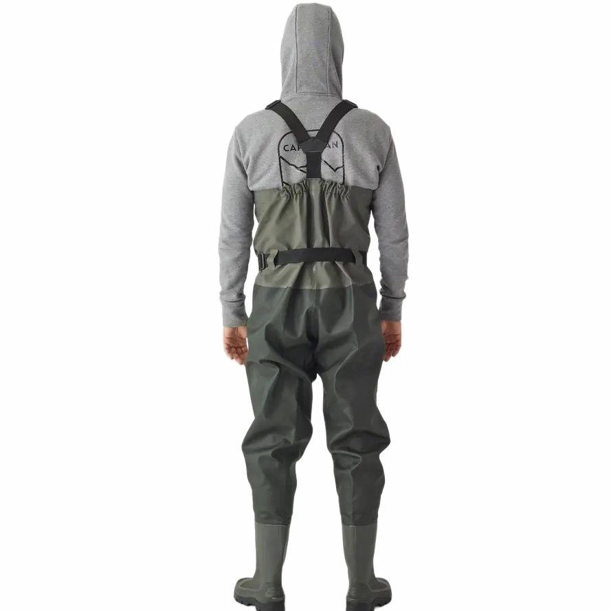 DECATHLON 100 CAPERLAN Fishing PVC Waders - WDS