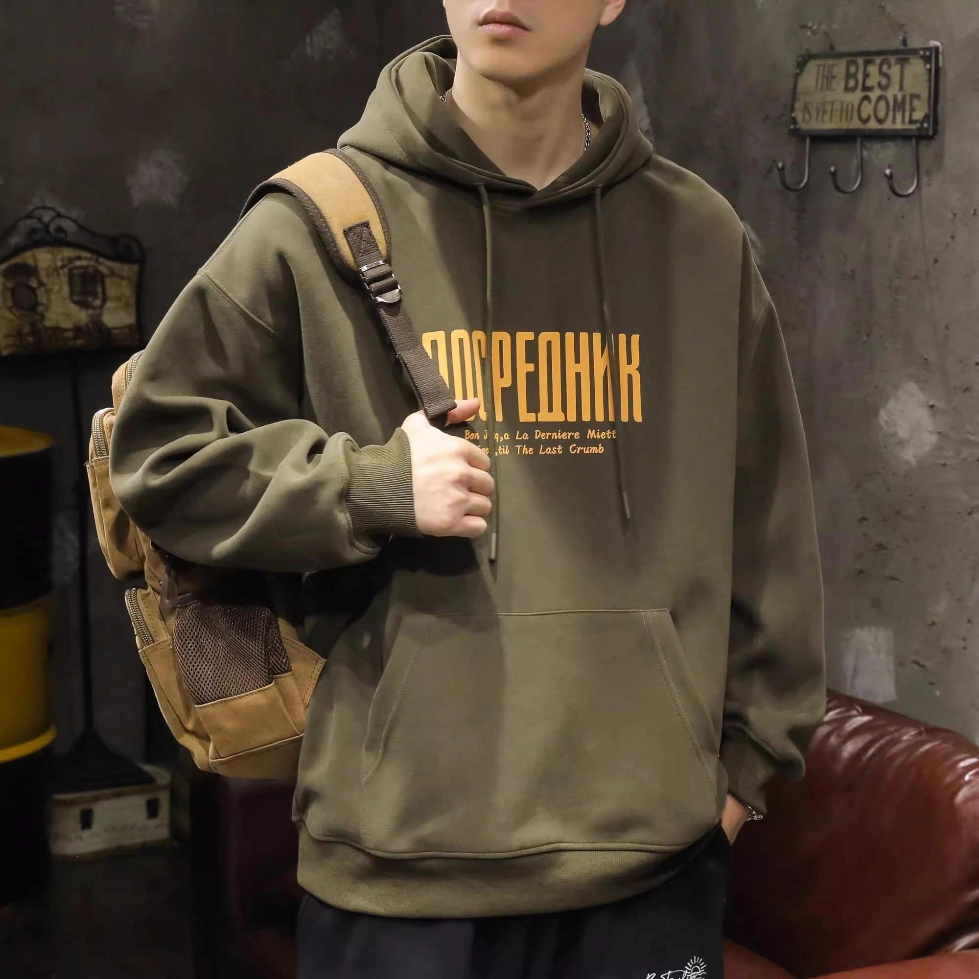 重磅印花卫衣路杰邦 国货潮流服饰 男女同款