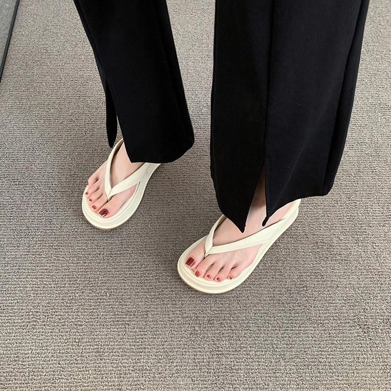 美洲爵士 百搭时尚潮流 静音防臭防磨人字拖鞋 女款