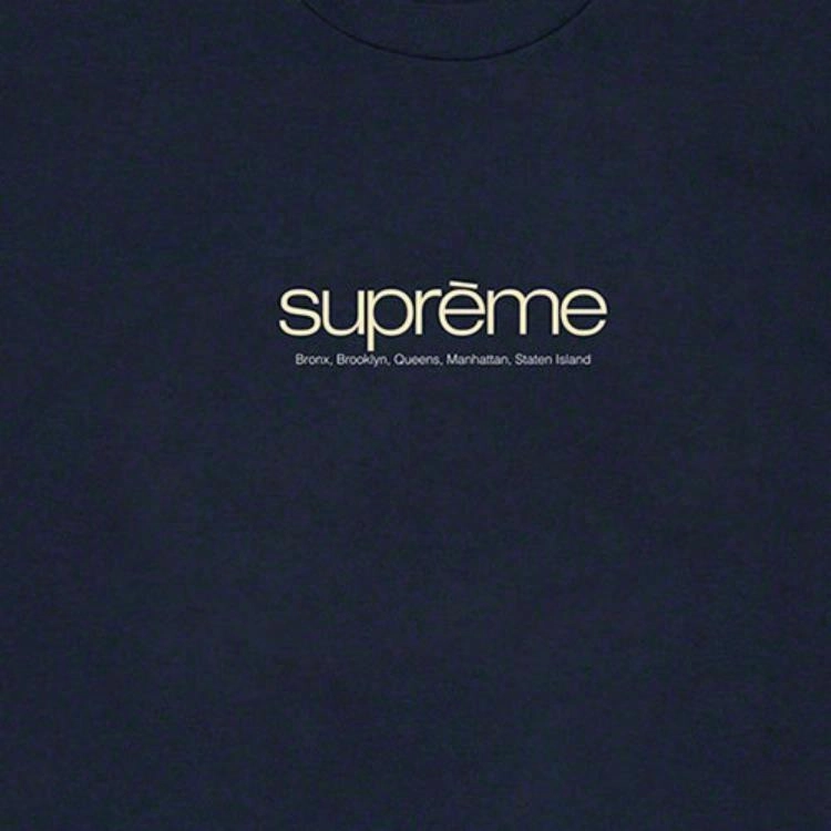 Supreme Week 1 Five Boroughs Tee Logo LogoT