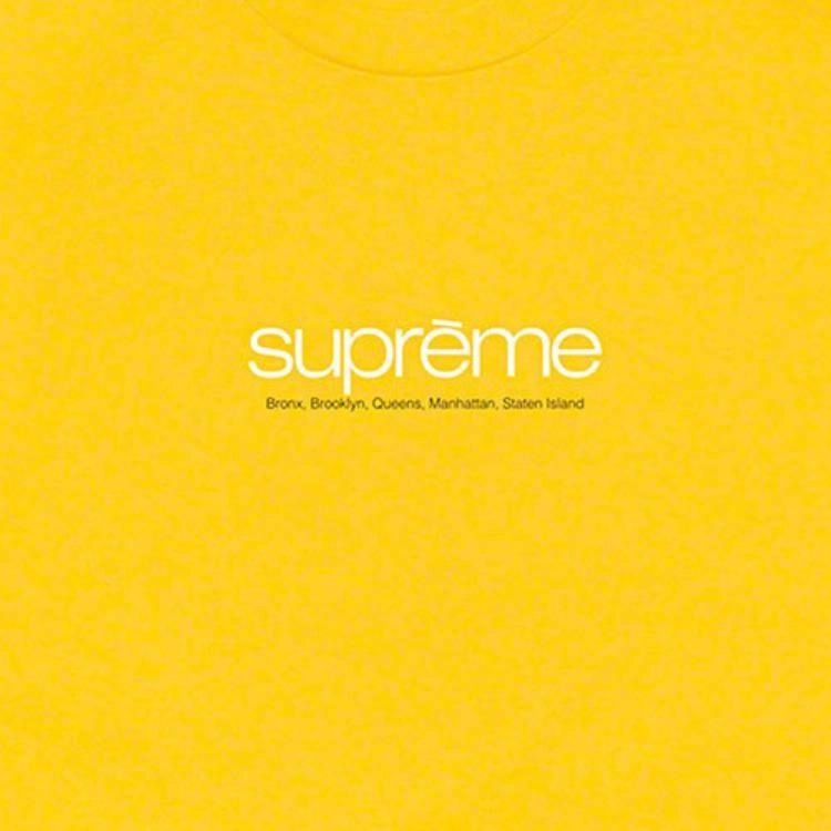 Supreme Week 1 Five Boroughs Tee Logo LogoT