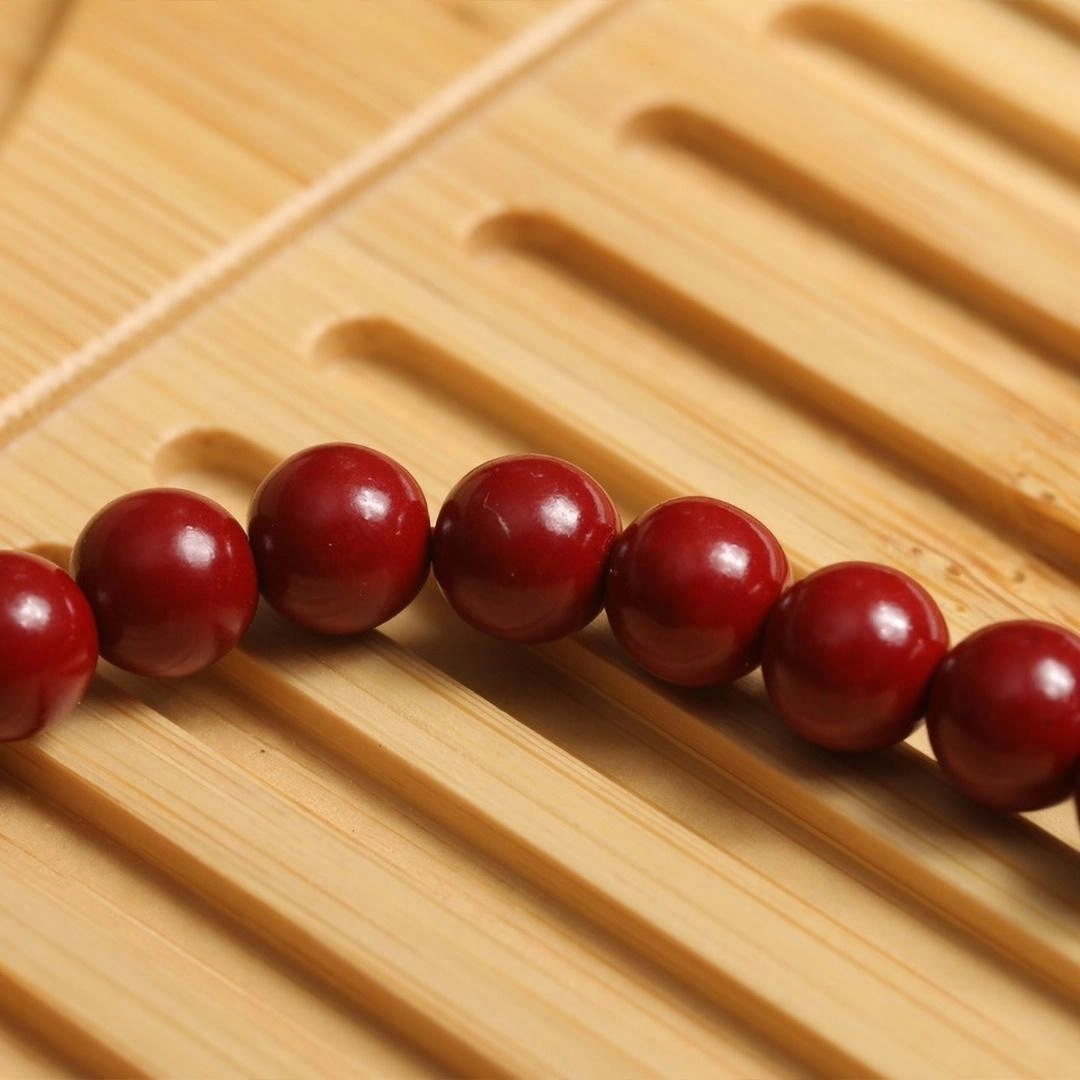 芳缘小傅 好运连连 多宝多福 八方来财 吉祥如意 时来运转文玩佛珠 朱砂 手串 男女同款情侣款