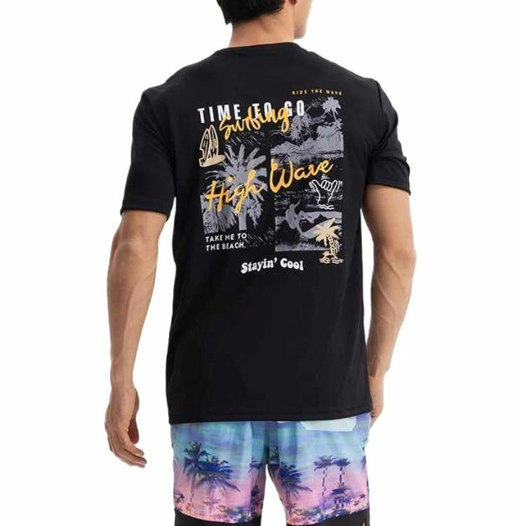 DECATHLON OLAIAN GRAFFITI BLK T
