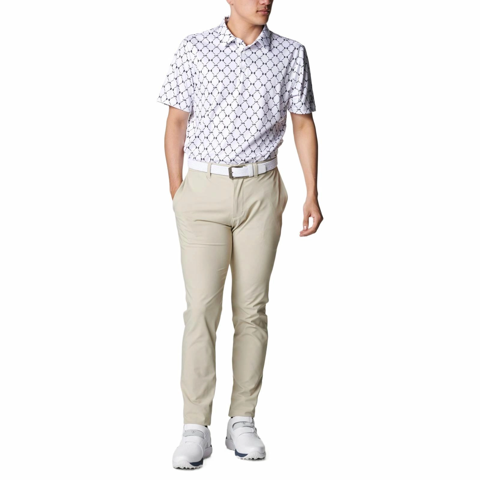Under Armour ArmorDry Micro Monogram Polo
