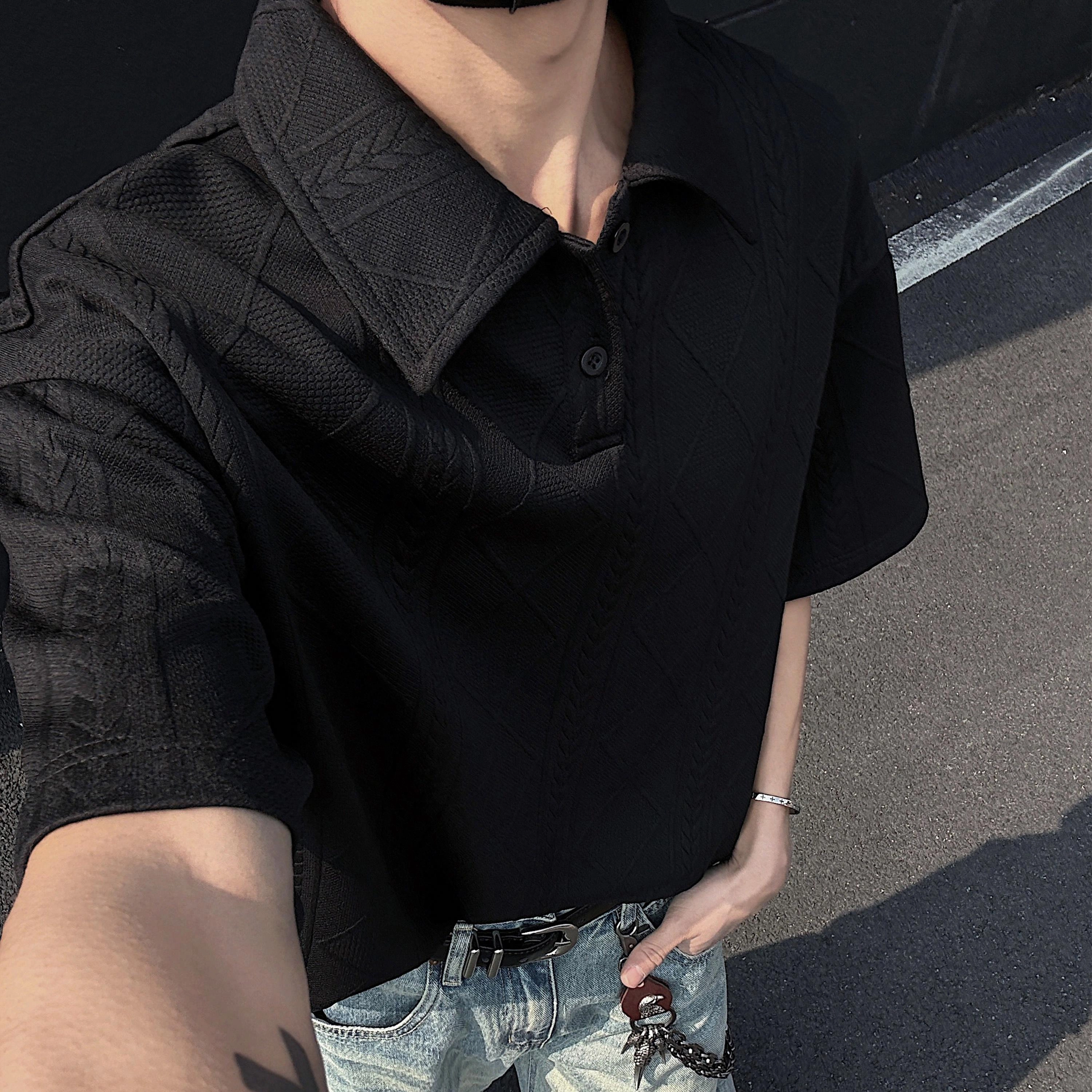 MARK WAFFLE Polo