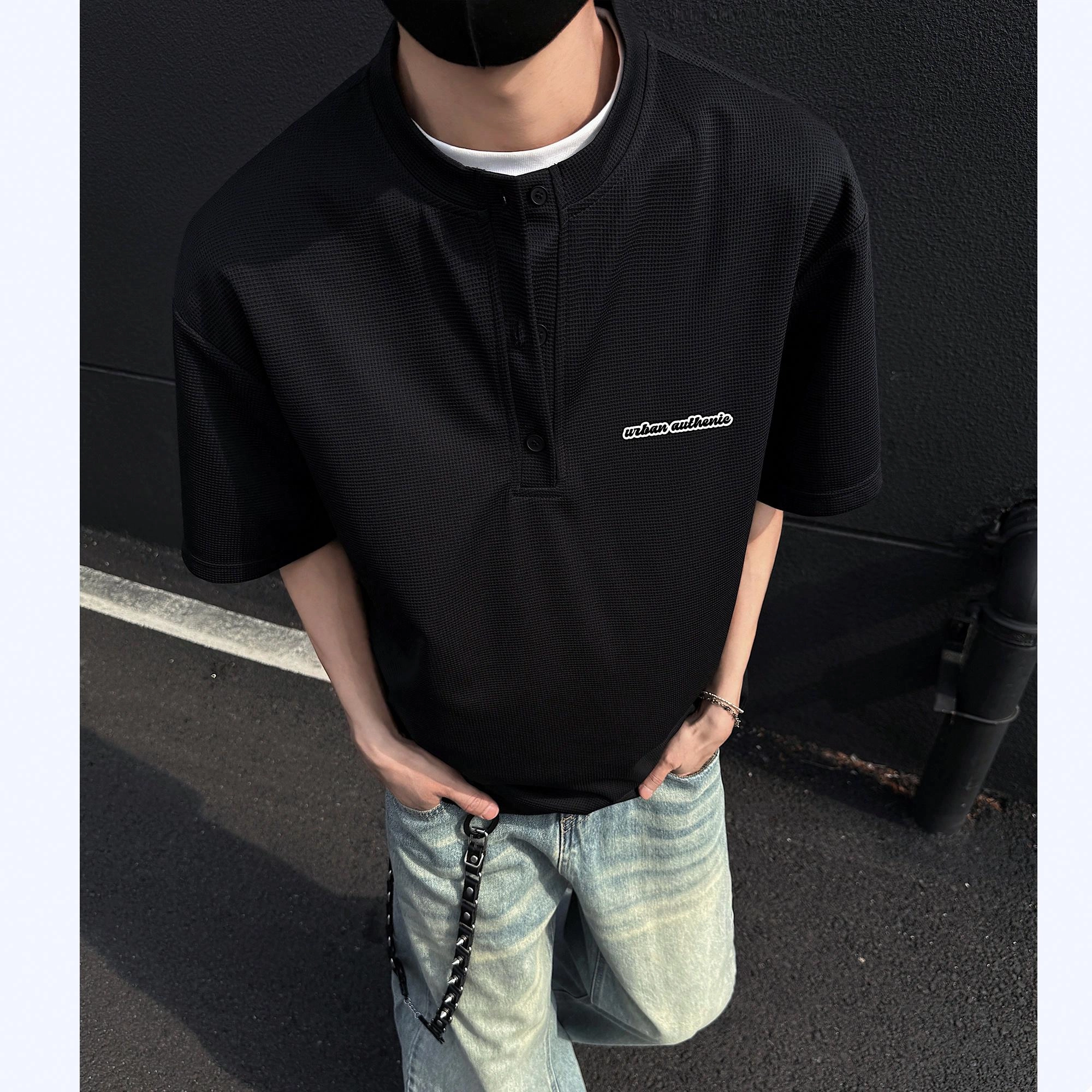 URBAN AUTHENTIC cleanfitlogoT