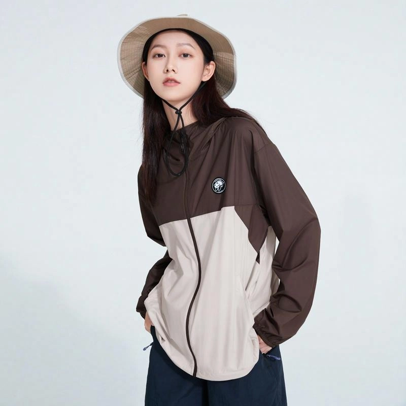 熊猫 自在玩系列 户外时尚宽松防晒服 男女同款