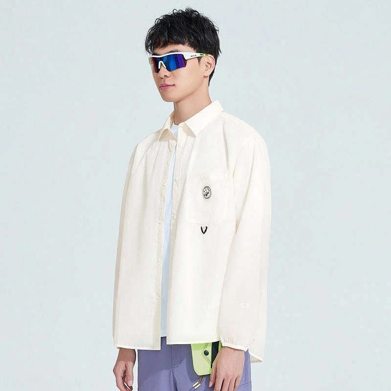 熊猫 硬糖系列 山系户外轻薄衬衫款 透气速干防紫外线防晒服 男女同款