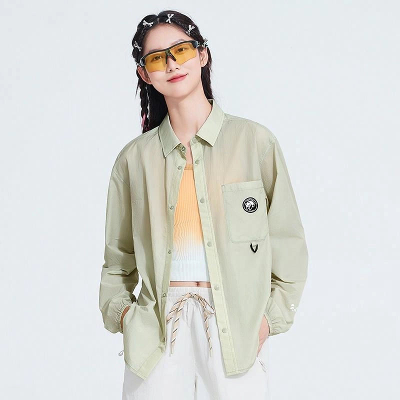 熊猫 硬糖系列 山系户外轻薄衬衫款 透气速干防紫外线防晒服 男女同款