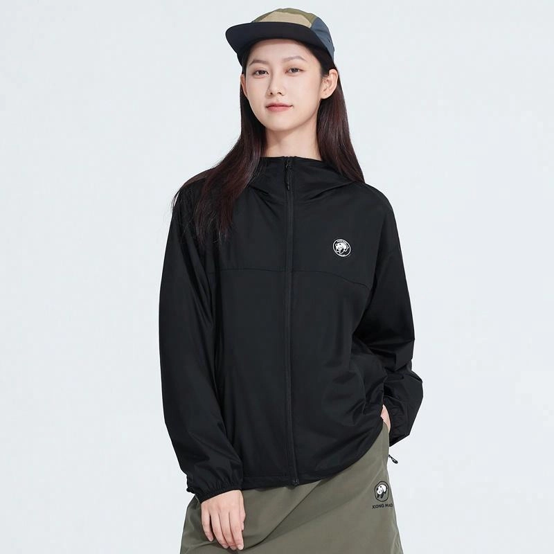熊猫 自在玩系列 户外时尚宽松防晒服 男女同款