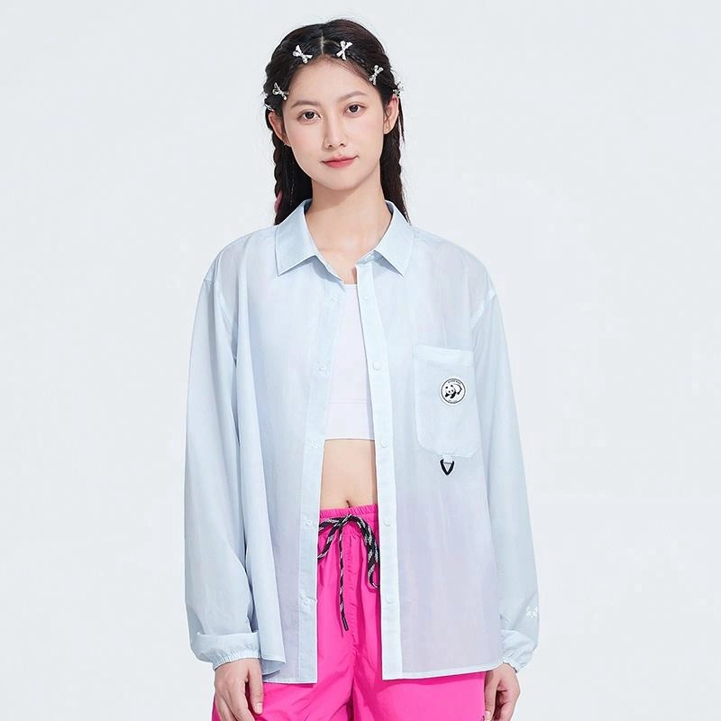 熊猫 硬糖系列 山系户外轻薄衬衫款 透气速干防紫外线防晒服 男女同款
