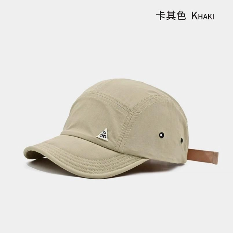 艾佳微 日系复古速干短帽檐速干工装薄款透气软顶街头 涤纶 鸭舌帽 男女同款情侣款