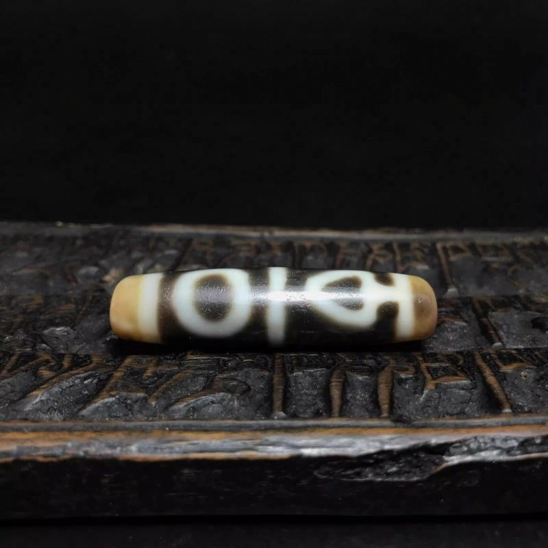 灵运宝 转运招财天珠菩提天地眼老矿皮壳温润老矿风化油润包浆老料器磨损到位天然 玛瑙 吊坠 男女同款情侣款