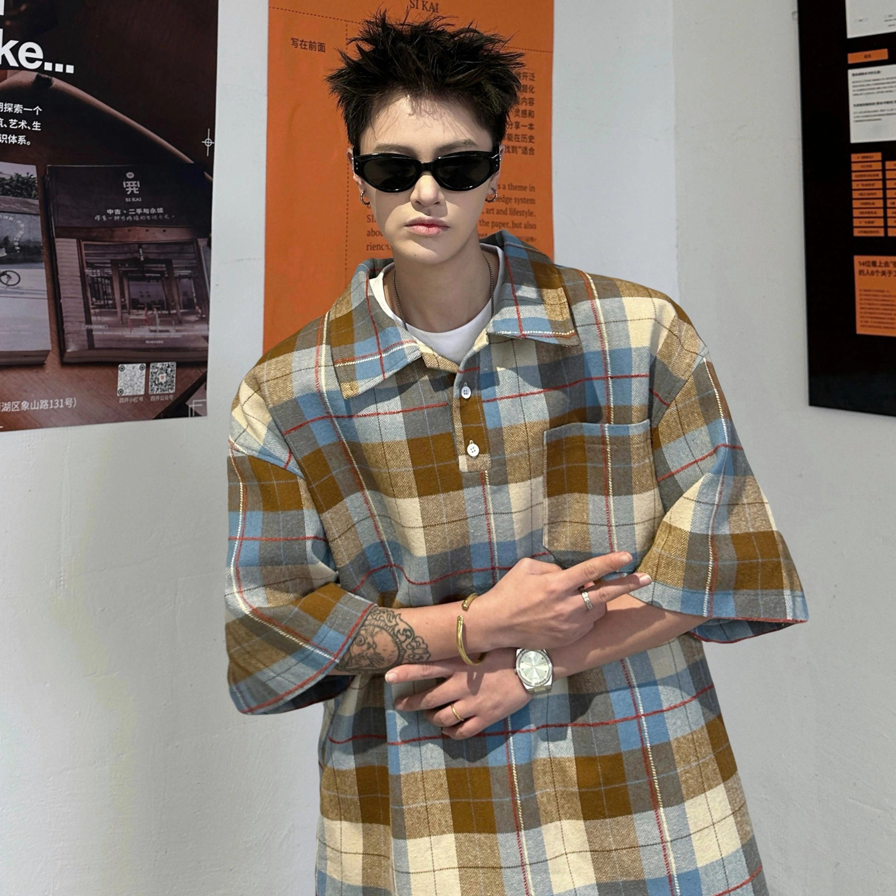 MARK WAFFLE Polo