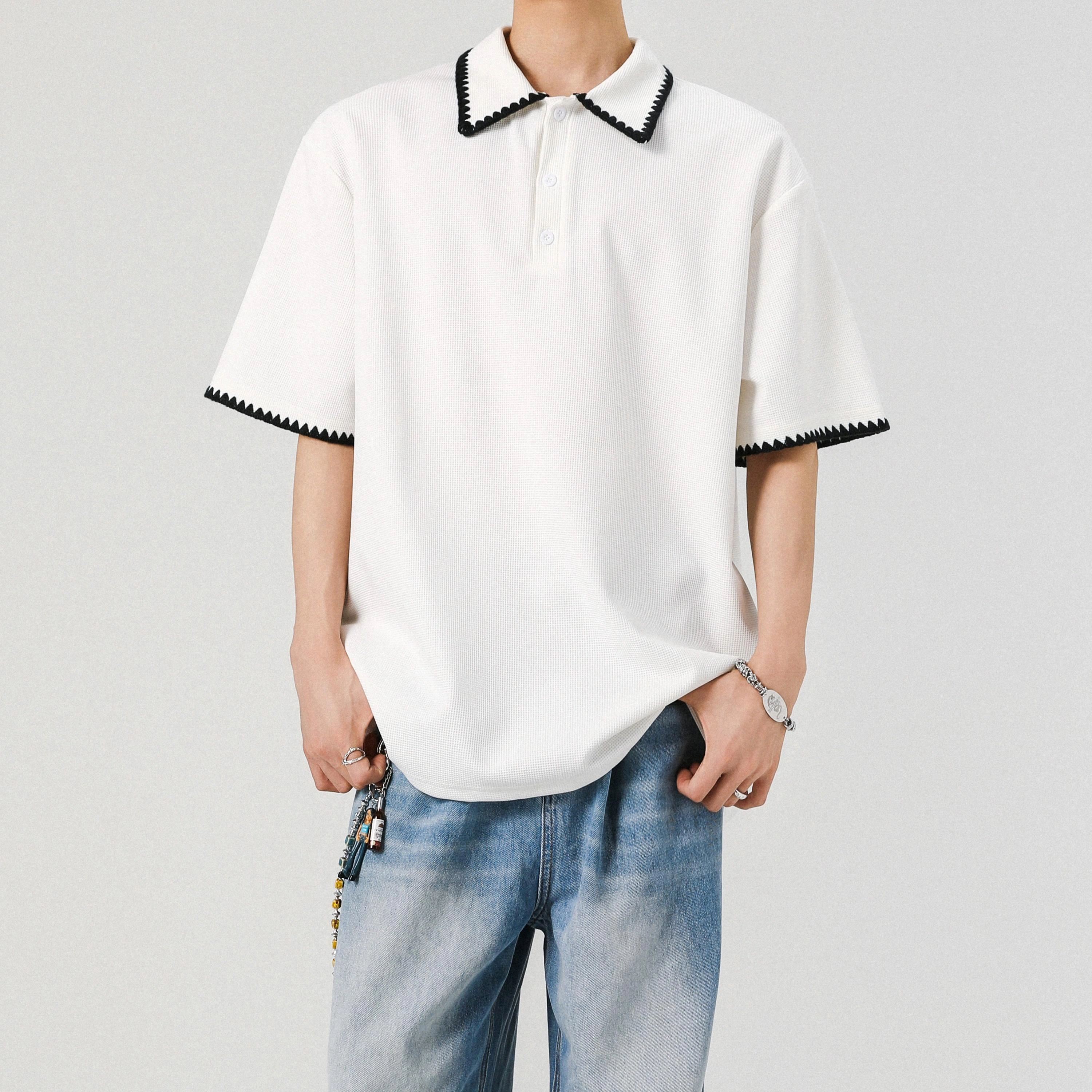 MARK WAFFLE Polo