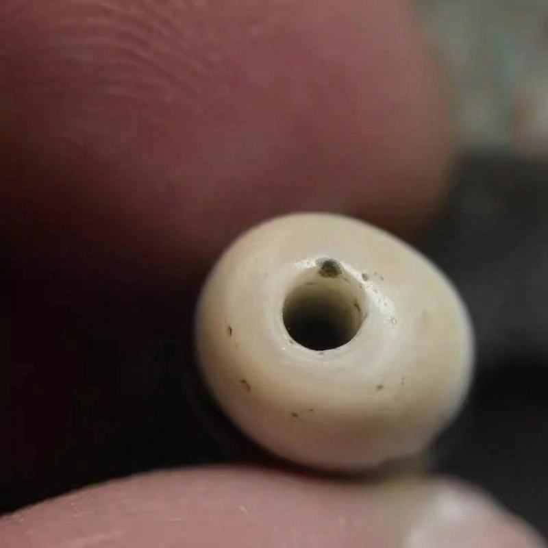 灵运宝 #转运招财金刚十字六眼天珠皮壳咬色老矿风化油润包浆老料器磨损到位 小米珠 吊坠 男女同款情侣款