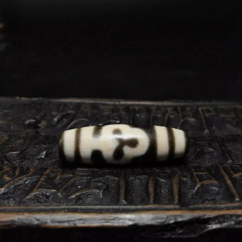 灵运宝 #转运招财双线菩提天珠满皮壳温润老矿风化油润包浆老料器磨损到位天然 玛瑙 吊坠 男女同款情侣款