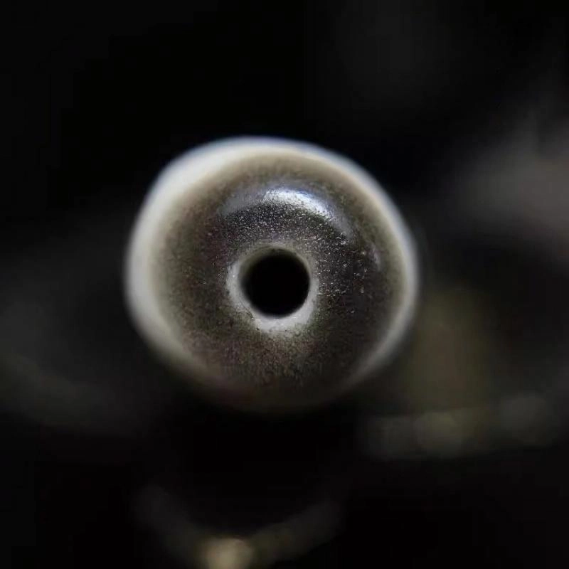 灵运宝 #转运招财天珠地门四眼黑白老矿风化油润包浆老料器磨损到位 小米珠 吊坠 男女同款情侣款