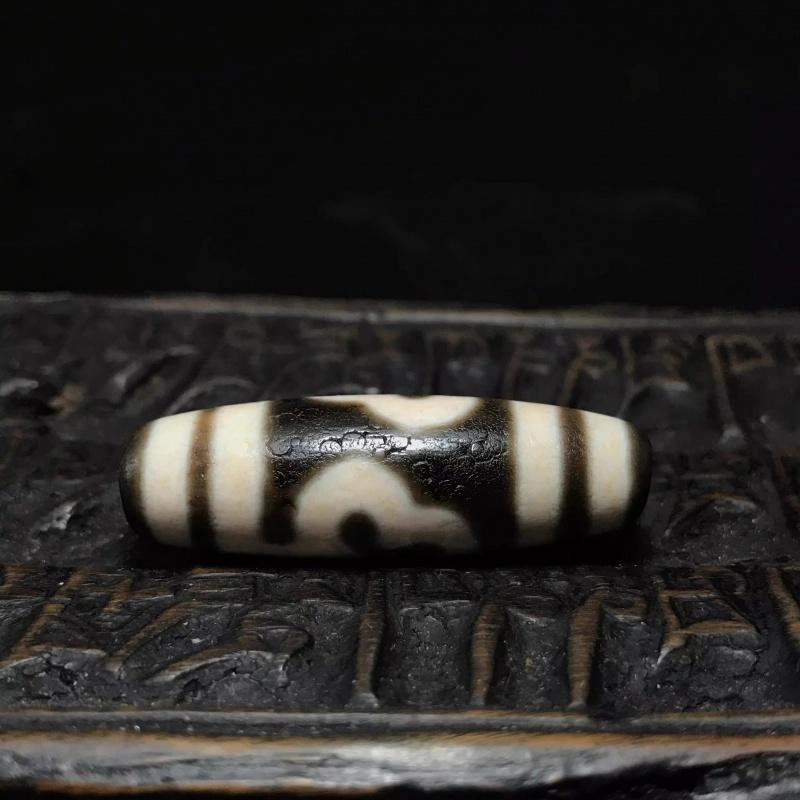 灵运宝 #转运招财双线菩提天珠满皮壳温润老矿风化油润包浆老料器磨损到位天然 玛瑙 吊坠 男女同款情侣款