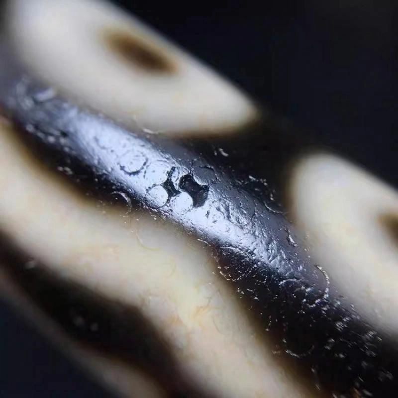 灵运宝 【师傅已加能量】#转运招财西藏藏区五眼色泽老气老矿风化油润包浆老料器磨损到位天然 玛瑙 吊坠 男女同款情侣款