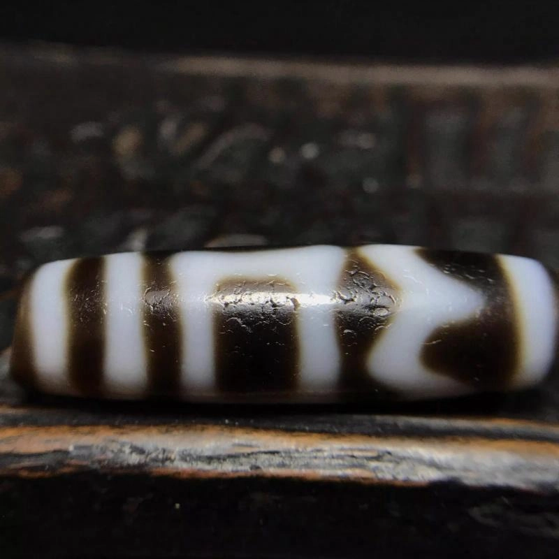 灵运宝 #转运招财黑白分明息增怀珠油润风化老矿风化油润包浆老料器磨损到位天然 玛瑙 吊坠 男女同款情侣款