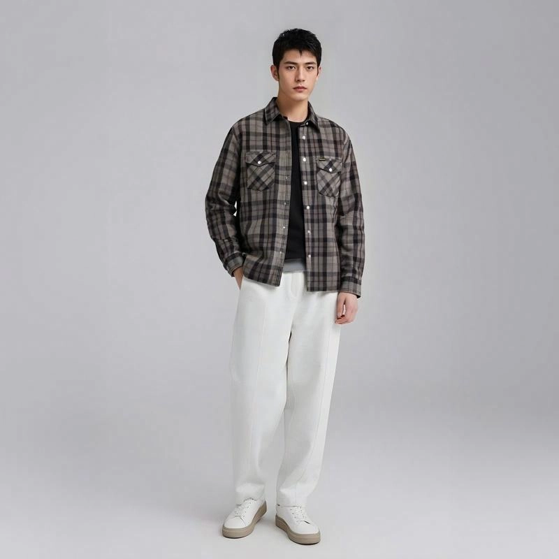 Supreme SS24 WEEK1 QUILTED FLANNEL SNAP SHIRT
