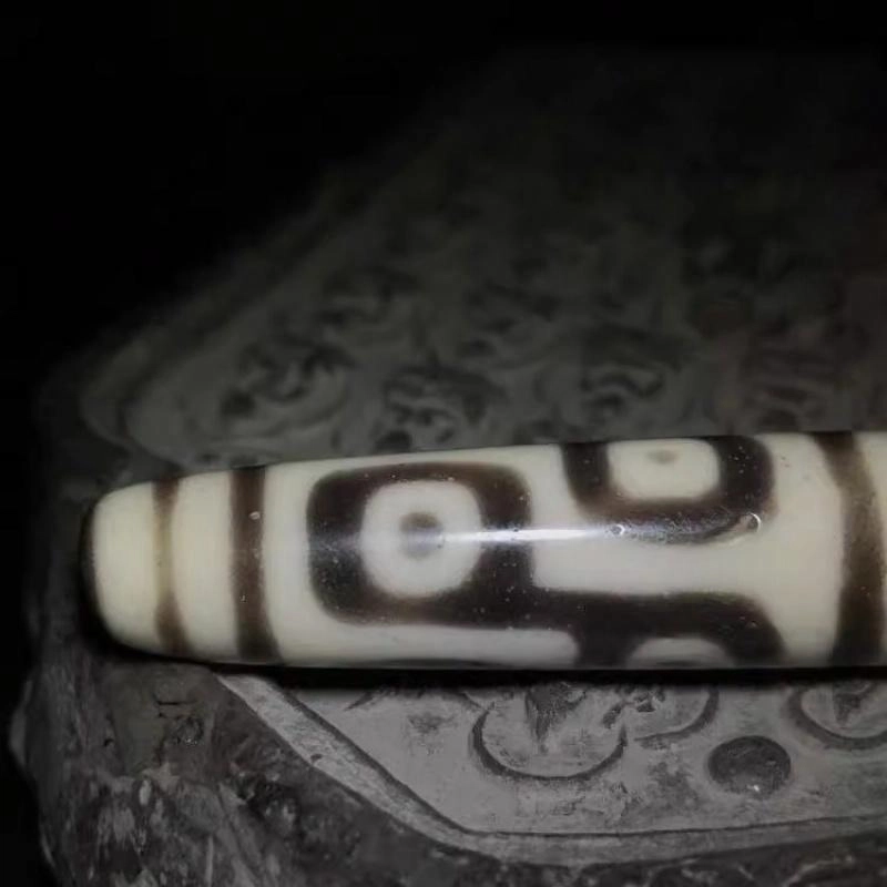 灵运宝 #转运招财天珠十二眼钥匙孔老矿风化油润包浆老料器磨损到位 小米珠 吊坠 男女同款情侣款
