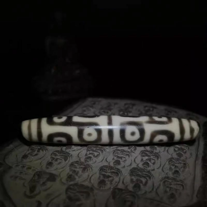 灵运宝 #转运招财天珠十二眼钥匙孔老矿风化油润包浆老料器磨损到位 小米珠 吊坠 男女同款情侣款