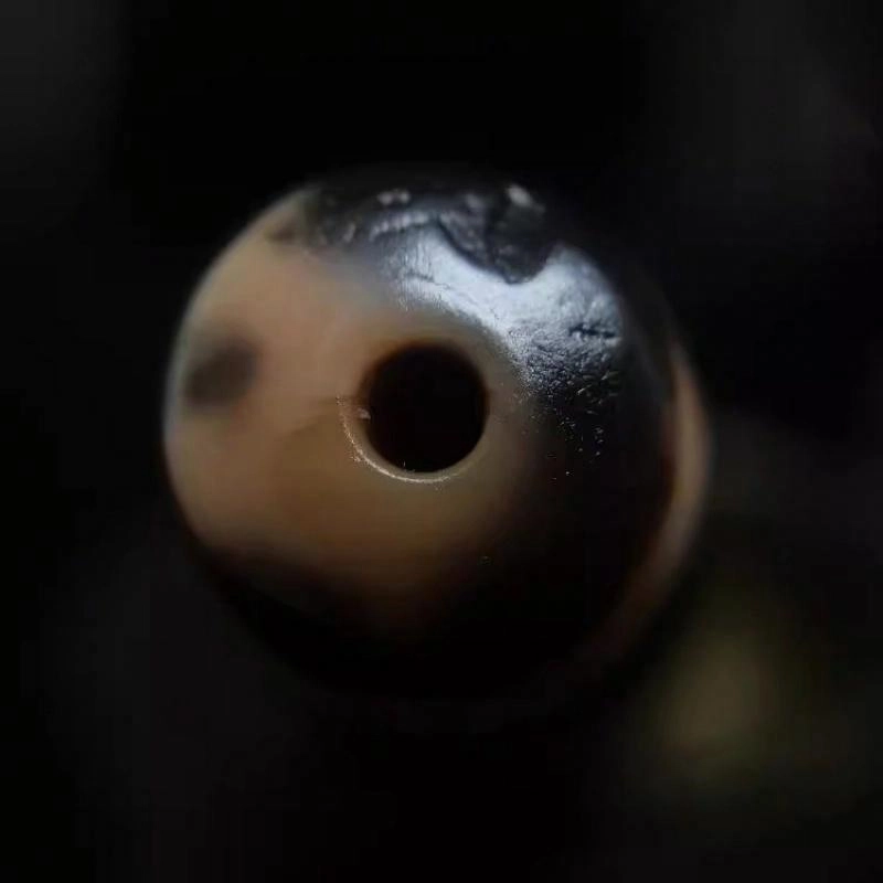 灵运宝 #转运招财天珠双法帽天珠色泽老气老矿风化油润包浆老料器磨损到位天然 玛瑙 吊坠 男女同款情侣款