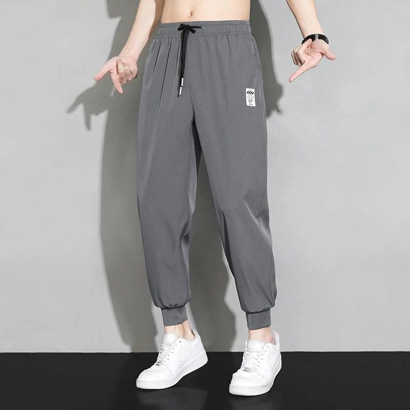 顶峰保罗 简约百搭复古宽松运动速干舒适时尚休闲裤 男女同款