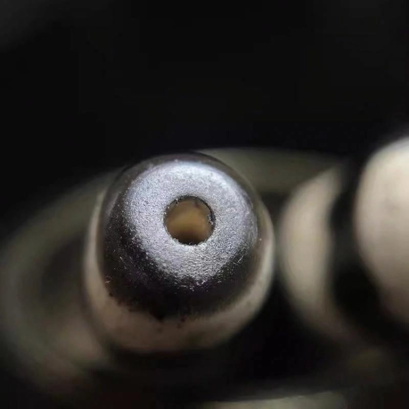 灵运宝 【师傅已加能量】#转运招财西藏藏区莲花三眼天珠一对黑白分明老矿风化油润包浆老料器磨损到位 小米珠 吊坠 男女同款情侣款