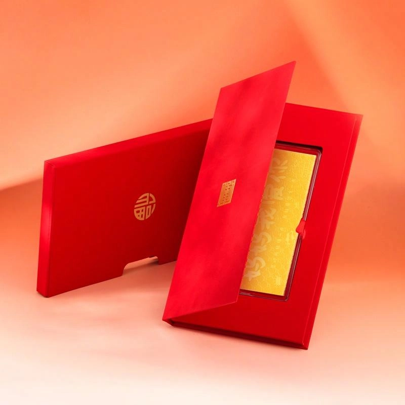 金小妹 黄金金钞感恩甜蜜浪漫轻奢高级感收藏纪念纯金摆件赠红包礼盒 足金 投资类 金片 女款