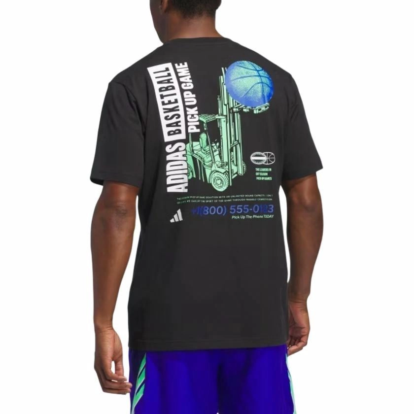 adidas BASKETBALL SS25 Pick-up Game Graphic LogoT