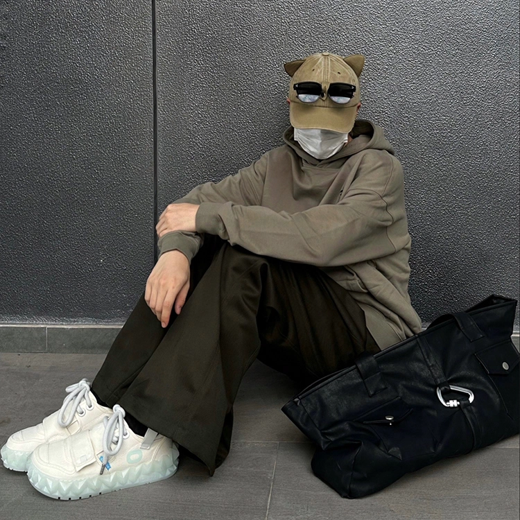 尚先生 猫耳墨镜可拆卸自带组合装太阳镜 潮流百搭遮阳 大头围可戴 棉 鸭舌帽 男女同款情侣款