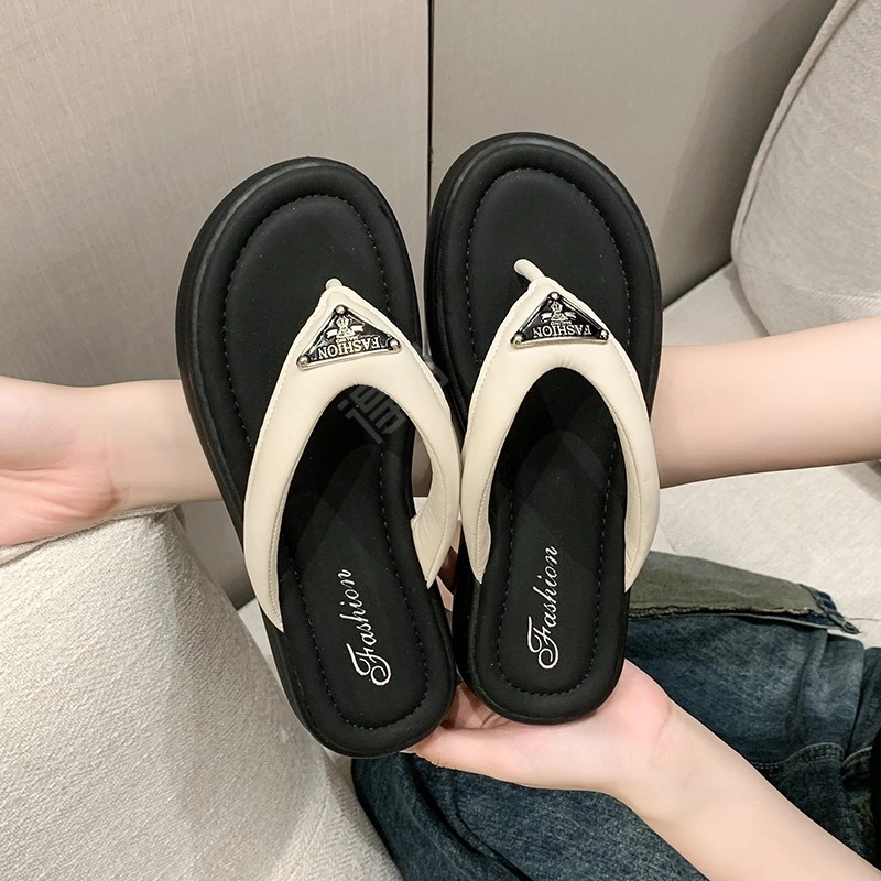 黑恐龙 舒适时尚 防滑速干人字拖鞋 女款