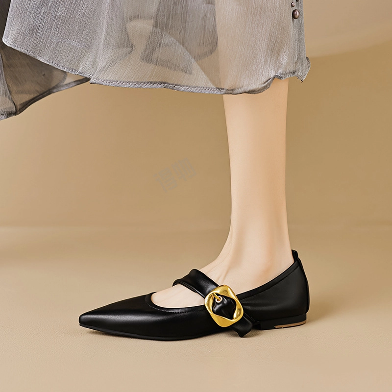 兰缪 高级感气质小众 玛丽珍鞋 女
