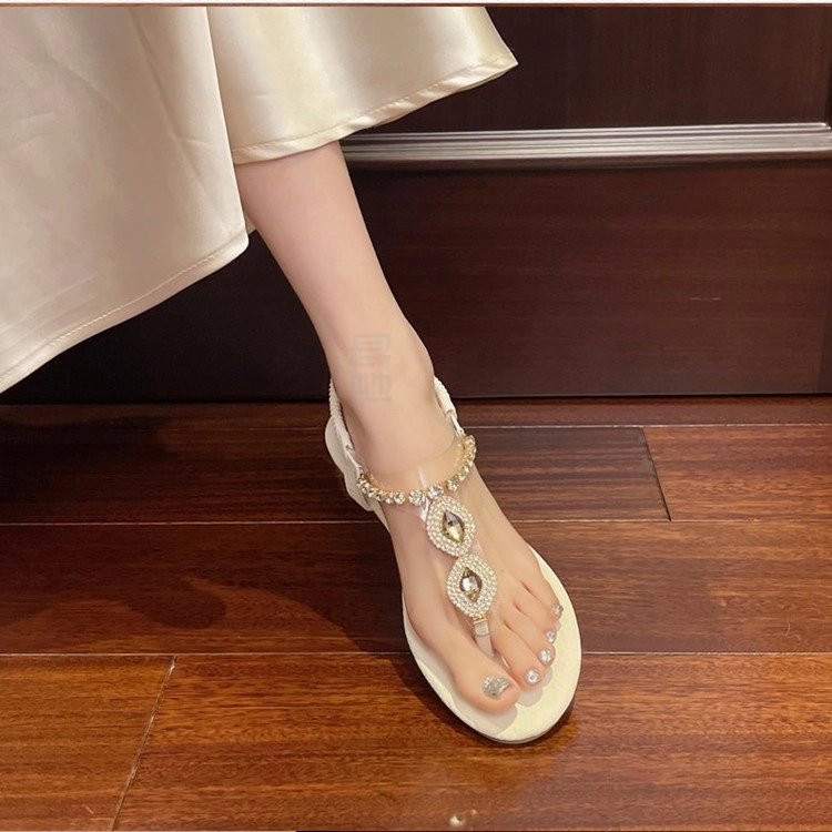 黑恐龙 舒适简约 静音速干人字拖鞋 女款