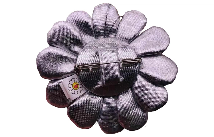 Murakami Takashi Flower Key Chain Silver